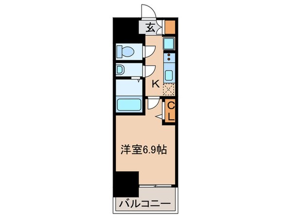 ﾌｧｽﾃｰﾄ名古屋駅前ﾄﾞﾘｰﾑ(201)の物件間取画像